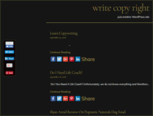 Tablet Screenshot of copy-writers.org